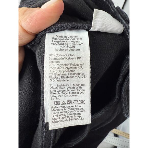 J.Crew Wide-Leg Crop Jeans Women’s 32 Black High Rise All-Day Stretch Denim - Picture 6 of 11